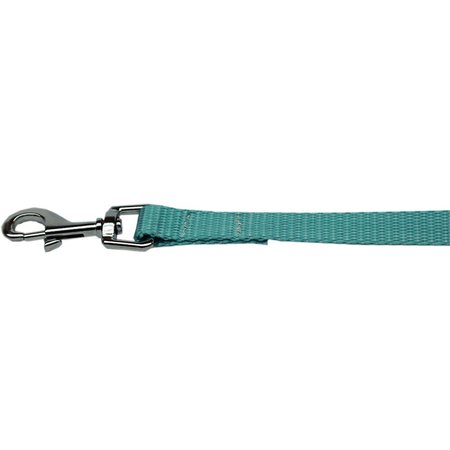 MIRAGE PET PRODUCTS Plain Nylon Pet LeashOcean Blue 0.63 in. x 6 ft. 124-1 OB5806